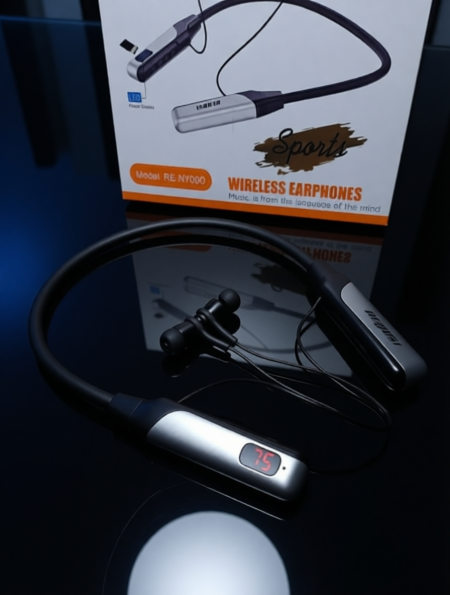 Recrsi NY060 Neckband–200 Hours | Memory Card Support