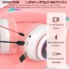 STN-28 Over-Ear Bluetooth Headphone Pink Colour