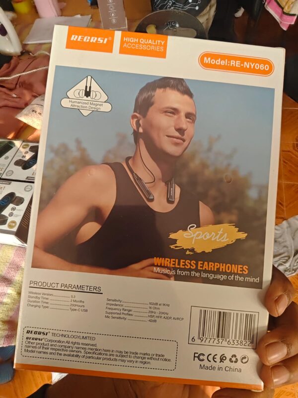 Recrsi NY060 Neckband–200 Hours | Memory Card Support