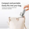 Portable Mini Sealing Machine – Keep Food Fresh Anytime, Anywhere! White colour