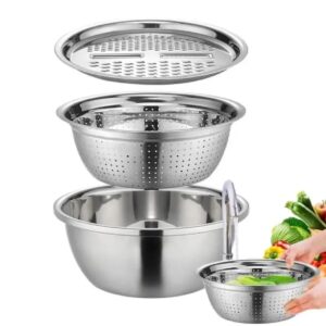 9 3-in-1 Vegetable Cutter with Drain Basket