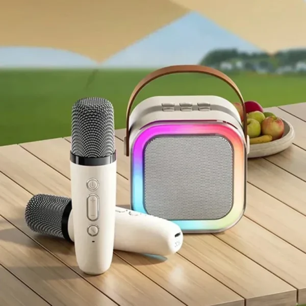 K12 Dual Microphone Mini Wireless Karaoke Speaker