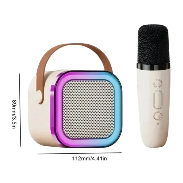 K12 Dual Microphone Mini Wireless Karaoke Speaker