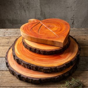 49afa21f-ebad-482d-9be5-ec463bf9313f Original Mahogany Wood Natural Chopping & Serving Board for Kitchen and Dining🌿