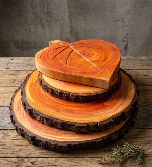 49afa21f-ebad-482d-9be5-ec463bf9313f Original Mahogany Wood Natural Chopping & Serving Board for Kitchen and Dining🌿