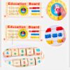FB_IMG_1777384576244 Wooden Alphabet (English) and Number Teaching Board
