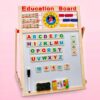 FB_IMG_1777384582921 Wooden Alphabet (English) and Number Teaching Board